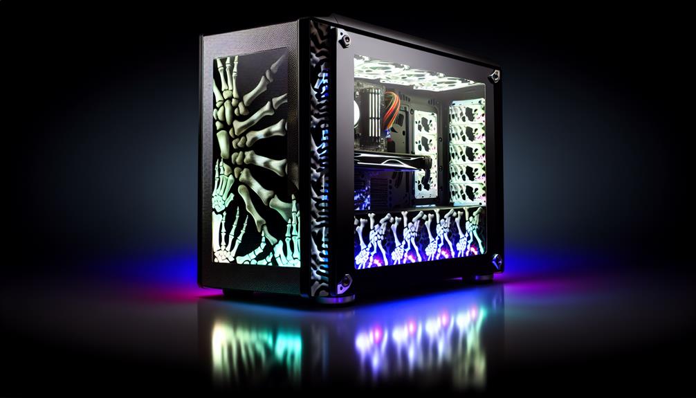minimalist skeleton pc design